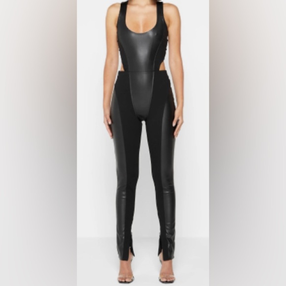 Manière De Voir-  Vegan leather jumpsuit